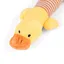 SURENHAP Jouet pour animaux de compagnie 3 Types de forme danimaux différents Pipy Puppy Chuw Sound animalerie kit Canard jaune