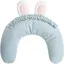 Coussin de cou pour animaux de compagnie pour chats coussin apaisant pour petits chiens coussin de cou en forme de U bleu