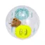 Balle de Hamster Transparente de 14,5 cm, Pour Activités Amusantes et Anti-Ennui