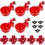 Lot de 10 abreuvoirs pour poules distributeurs automatiques en plastique pour volailles canards et oiseaux VHV