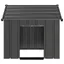 Niche pour chien - VENTE-FLASH - avec toit noir 85x107x81 cm acier galvanisé - Pour rongeurs @21274329