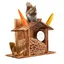 Maison pour écureuils - UNHO - Bois de pin et acrylique - Pour petits écureuils