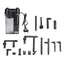Filtre aquarium externe – Nosheir – 6W 450L/H – Mural anti-débordement – aquarium bassin 120L – 12×8×19 cm