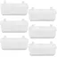 6pcs Gamelle Suspendue pour Animaux de Compagnie en Plastique Épais Support Accroché pour Cage Bol dalimentation et deau pour