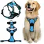 Harnais Anti-Traction pour Chien Arnet No Pull Facile Mettre pour Moyen Chien (Bleu M) # HARNAIS ANIMAL