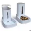 Fontaine Distributeur Croquettes et Eau 38L x2 pour Chien Chat – Noir