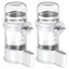 2 Pièces Distributeur Automatique deau pour Oiseaux 140ml Oiseaux Buveur Automatique Abreuvoir Auto matique pour Oiseaux