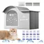 Maison Rafraîchissante pour Chats dExtérieur Tente Pour Chaton Abri
