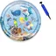 Tapis de jeu à eau pour animaux de compagnietapis de jeu épais avec capteur deau pour chats et chiens65cm(Épaississant)