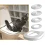 Kit de formation aux toilettes pour chat – Système sans litière pour chats de 3 mois et plus – Installation facile dans toilettes