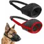Muselière en nylon pour chien, 2 pièces, muselière souple pour chien, muselière respirante et réglable anti-morsure pour chiens de