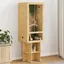 Marron Terrarium Durable - Résistant aux rayures - Marron 50 x 50 x 130 cm OSB A2738