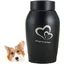 Urne souvenir Urne pour animaux de compagnie Urnes funéraires pour chiens et chats Urne commémorative en acier inoxydable Urne Noir