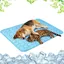 Tapis Rafraîchissant ChienTapis Rafraîchissant ChatCouverture Portable et Durable pour Animaux de CompagnieLavable(Bleu foncéXS)