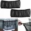 2PCS Couverture Maille Cage Oiseaux Protection + Filet Nylon Jupe De Garde Recueil Graines pour Perroquet/Perruches Odipie