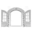 Chatiere pour chat 24x27,5x7,2cm porte pour animaux avec double porte battante porte pour chat cat mate chatière à verrouillage