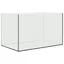 Aquarium en verre rectangulaire - vidaXL - Blanc - 50x30x30 cm - Verre robuste - Bords lisses