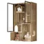 Villa pour chat en verre grande clôture pour chat à 4 étages maison pour chat résistante à lhiver bois nature 90 x 50 x 160cm
