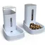 Distributeur croquettes/Eau Fontaine Automatique-3.8Lx 2 Pièces- Alimentation pour Chien/Chat/Croquettes Mangeoirs et Abreuvoi