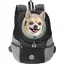 Sac dos transport chien tête hors sac respirant étanche noir M Label