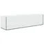 Aquarium en verre rectangulaire - vidaXL - 80x20x20 cm - Blanc - Verre robuste - Bords lisses