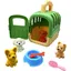 Jouet de Jeu de Simulation de Chien, Ensemble de Jeu de Soins pour Chiens - Ensemble de Jeu éducatif de Simulation de Cage