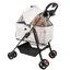 XJING Poussette 3 en 1 avec fonction de pliage pour plusieurs animaux chiens et chats de taille moyenne 20 kg