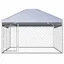 @FRENCH Cage/Enclos/Parc niche polyvalente - TOP VENTES - Chenil extérieur - Grande entrée - avec toit pour chiens /chiot - Grande
