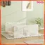 Enclos parc modulable pour petits animaux - AKOZON - 8194 - 12 panneaux modulables - 105x105x45 cm - Blanc