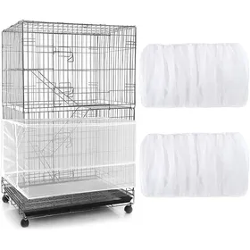 Comparer les prix de Couverture de Cage à Oiseaux2 Housse de Protection en MailleAjustable Attrape Filet de Perroquet  FILET DE PROTECTION ANTI-OISEA
