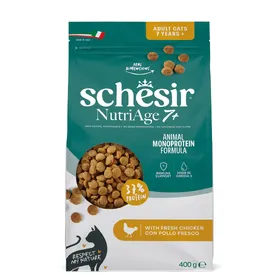 Comparer les prix de Schesir Croquettes Animal Protein Nutriage 7+ Pour Chats 1,5 Kg