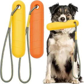 Comparer les prix de 2 Pièces Jouets Flottants pour Chien 8,66 Pouces Eva Jouets Bumper Interactifs Avec Jouets Pour Piscine Extérieure d'Été Jouets pour Animaux de Compagnie