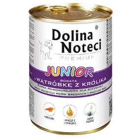 Meilleurs prix pour Dolina Noteci Premium Junior, foie de lapin, nourriture humide pour chiens
