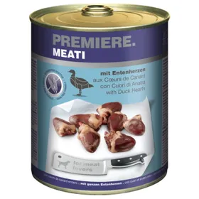 Meilleurs prix pour PREMIERE Meati nourriture humide pour chien, Adulte, Cœur de canard 6x800 g