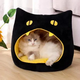 Comparer les prix de Chats Produits pour animaux de compagnie pour l'hiver Accessoires Halloween Toutes les choses chaudes Chaton Chien Lit Articles Maison Lits Panier Maisons et habitats M brown