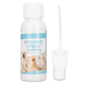 Meilleurs prix pour Spray pour Plaies d'Animaux 30ml Prévenir l'Infection des Plaies Favoriser la Guérison des Plaies Spray de Soin de la Peau pour Chats white