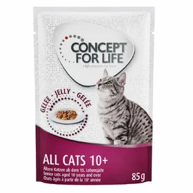 Comparer les prix de All Cats 10+ en gelée Concept for Life - Nourriture pour chat