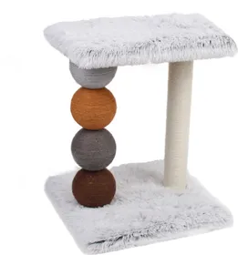 Comparer les prix de Petit arbre à chat - 52 cm - Hamiform Yalin - RECONDITIONNÉ -10% - 40,5x40,5x52cm