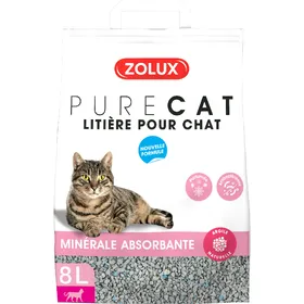 Comparer les prix de Zolux - Litière absorbante parfumée Purecat 20 litres