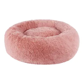 Meilleurs prix pour Panier Chien Chat Moelleux Rond Lits pour Chats, Fluffy Lit pour Chien Donut Anti Stress Pe