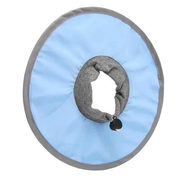 Collerette de récupération pour chat Imperméable Réglable Empêche le léchage Protecteur Animal de compagnie Collerette Élisabéthaine pour Post-Opération L – photo 3