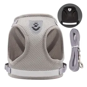 Meilleurs prix pour Harnais réglable pour chat avec sangle réfléchissante coupe confortable pour animal de compagnie