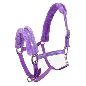 Comparer les prix de Licol pour cheval York Softy - lilac - Violet - Cob