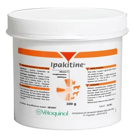 Comparer les prix de Vetoquinol Ipakitine Poudre Orale 300g