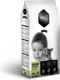 Meilleurs prix pour AMITY Premium Poulet & Riz Kitten pour chaton