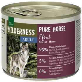 Comparer les prix de REAL NATURE WILDERNESS Adult PURE HORSE  Cheval 12x200 g