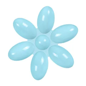 Meilleurs prix pour Gamelle pour Chat en Plastique 6 Pétales Durable Facile à Nettoyer Distributeur de Nourriture pour Chiot pour Petits Chats Chatons white