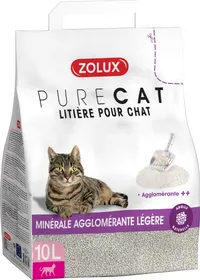 Comparer les prix de Litière PureCat agglomérante légère pour chat - Lot de 3x 10L