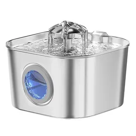 Meilleurs prix pour Fontaine à eau automatique pour chat - Phoesky - 22 L - Acier inoxydable - Pompe silencieuse