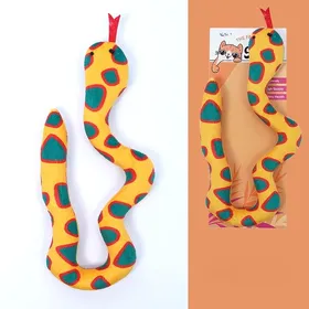 Meilleurs prix pour Jouets pour chats Self-hi Pour soulager l'ennui Serpent à cataire Consomme la force physique pour faire ses dents, Jouet pour chaton résistant aux morsures Bâton teaser pour chat Jouet pour animal de compagnie orange